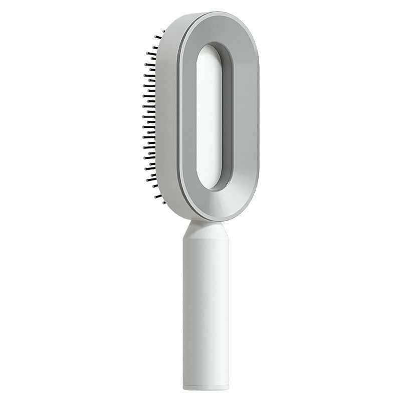 Self-Cleaning Anti-Static Hair Brush – One-Key Airbag Scalp Massager for Women.