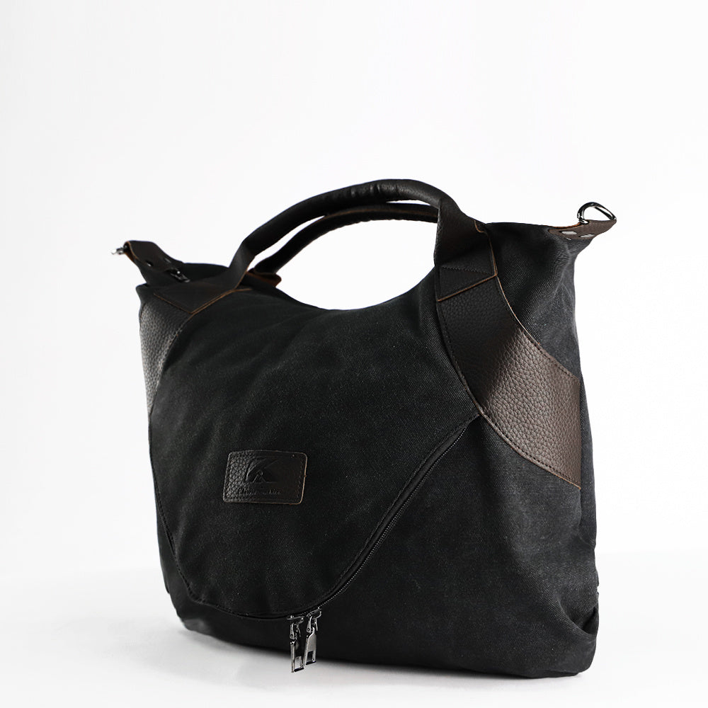 Women’s Minimalist Retro Canvas Bag – Vintage Shoulder & Crossbody Handbag.