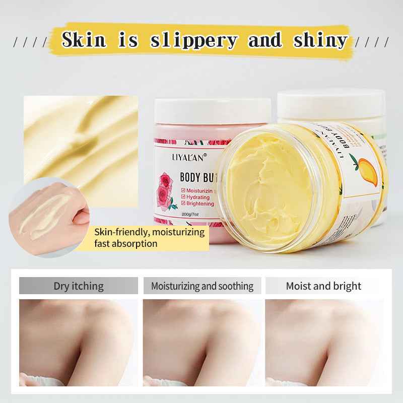 Shea Butter Body Butter Plant Nourishing Moisturizer Body Care Cream Body Lotion.