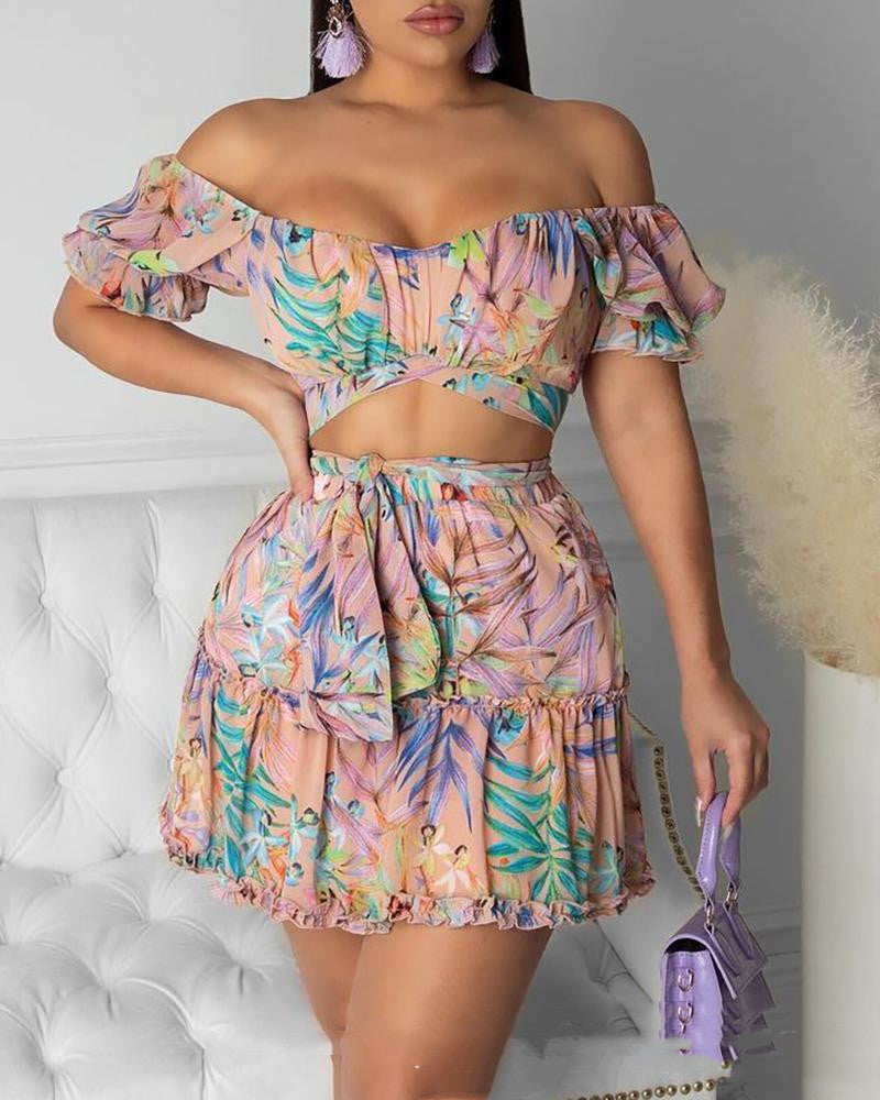 Trendy Women’s Floral Print Dress – Summer & Spring Casual Maxi.
