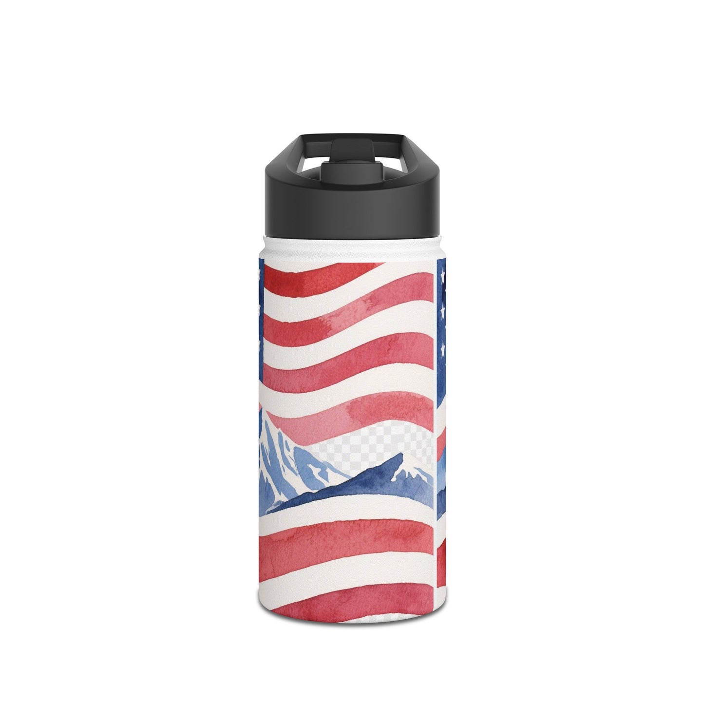 Stainless Steel Water Bottle, Standard Lid.