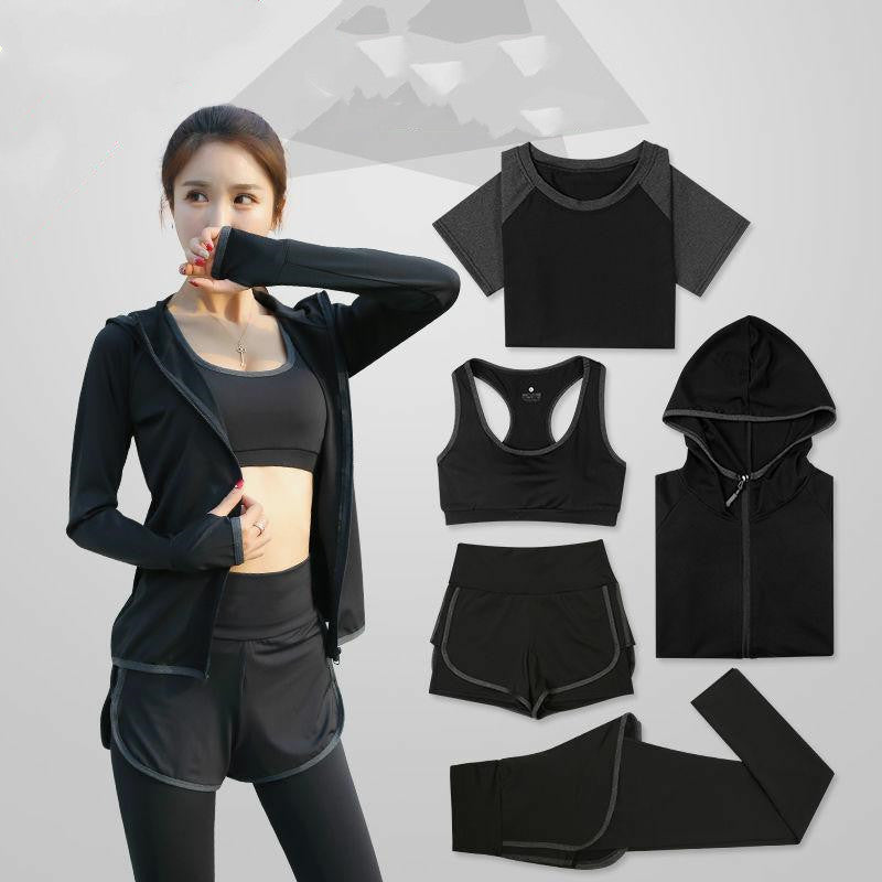Women’s Yoga Clothing Sports Suit – Slim-Fit Leggings & Matching Workout Top.