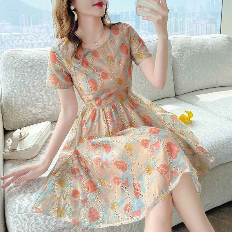 Cotton Punch Lace Fabric with Stones – Bridal Lace Material for Wedding Dresses & Gowns.