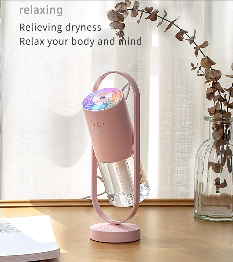 Magic Shadow USB Air Humidifier | Ultrasonic Mist Maker with Projection Night Light for Home & Office cjdropshipping