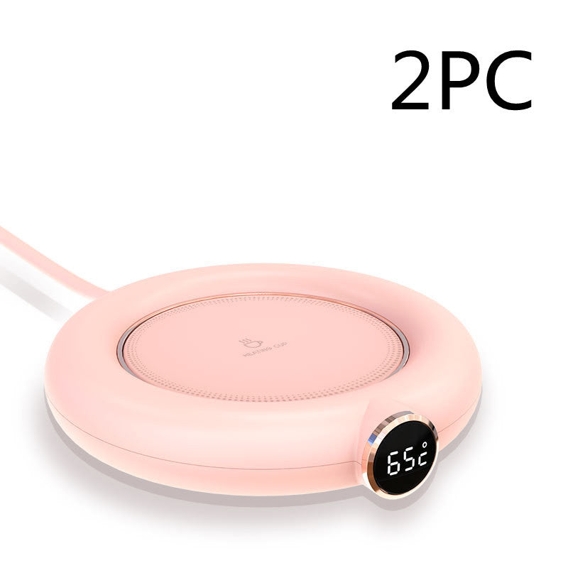 USB Cup Warmer Pad | Adjustable Electric Mug Heater for Home & Office with LED Display cjdropshipping