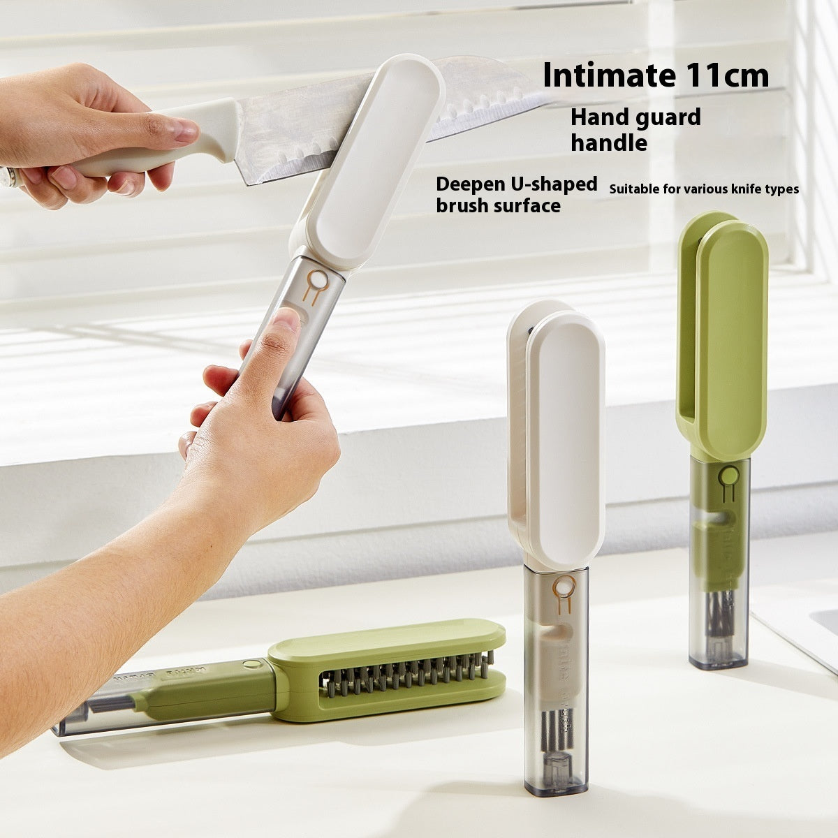 Multifunctional Hand Guard Cutter & Cleaning Brush | Kitchen Safety Gadget - Bright Starz Store