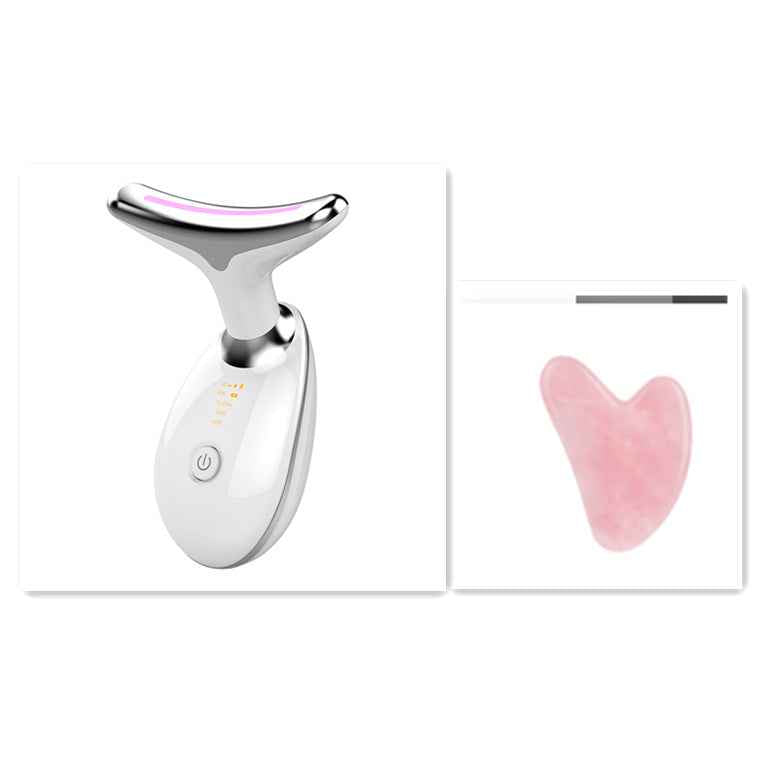 EMS Thermal Neck Lifting And Tighten Massager Electric Microcurrent Wrinkle Remover.