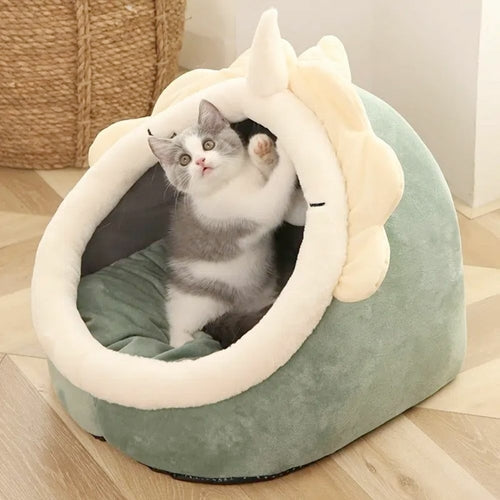Adorable Dinosaur Pet House with Toy – Cozy Bed for Cats & Small Dogs Bright Starz Store