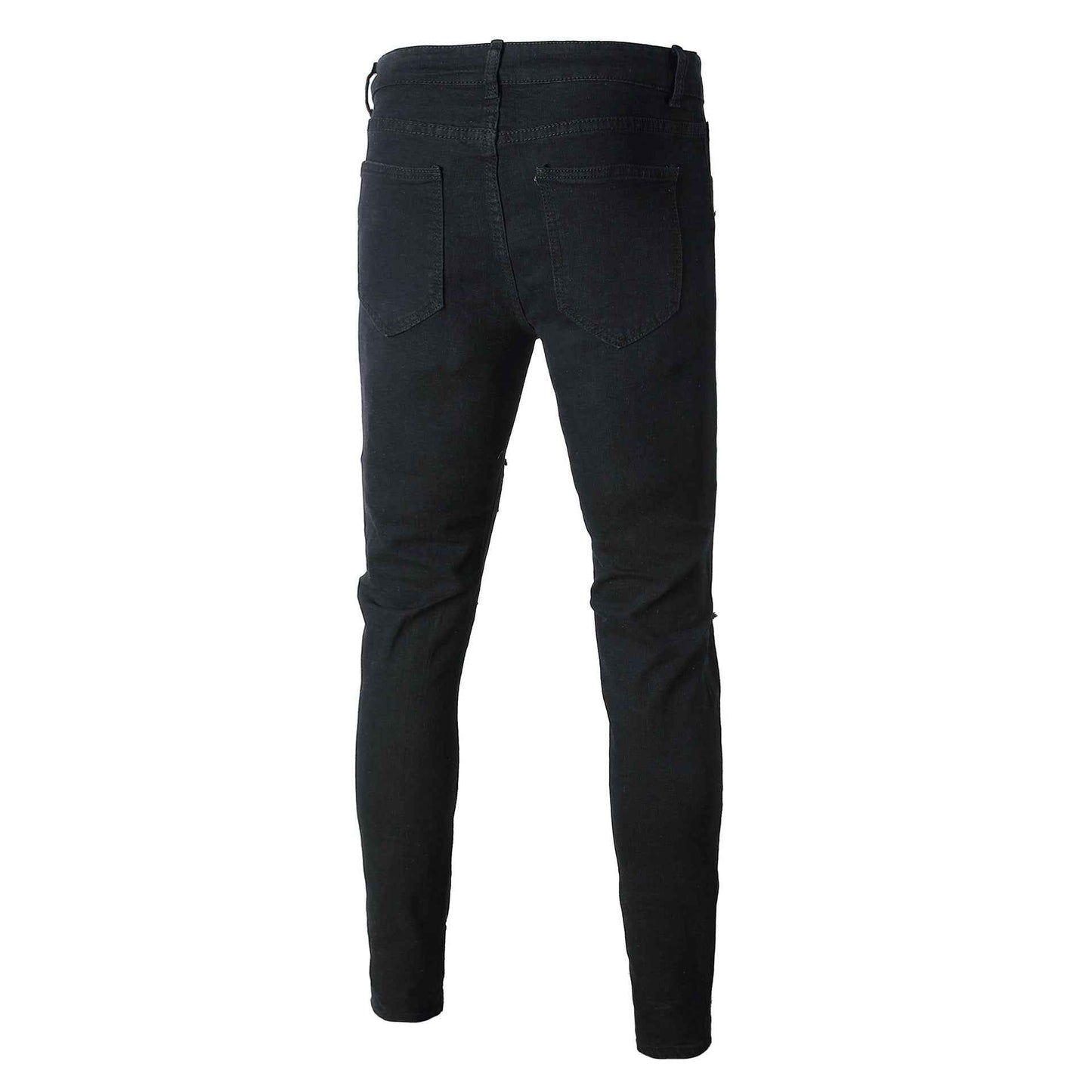 Slim Fit Slim Straight Motorcycle Pants – Men’s Biker Style Casual Trousers.