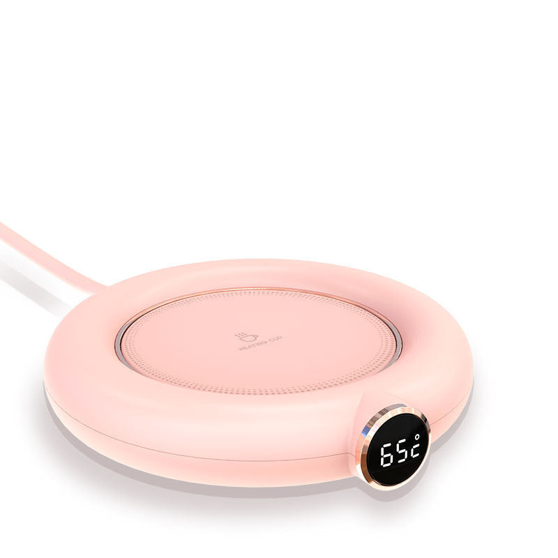 USB Cup Warmer Pad | Adjustable Electric Mug Heater for Home & Office with LED Display cjdropshipping