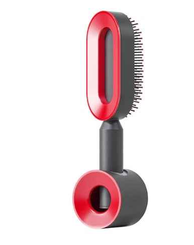 Self-Cleaning Anti-Static Hair Brush – One-Key Airbag Scalp Massager for Women