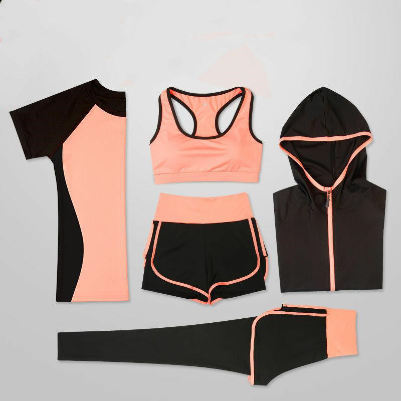 Women’s Yoga Clothing Sports Suit – Slim-Fit Leggings & Matching Workout Top.