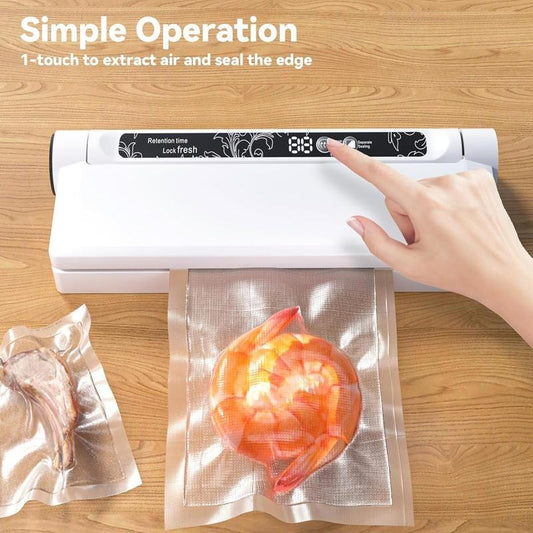Vacuum Sealing Machine | Automatic Food Preservation Vacuum Sealer for Fresh Storage - Bright Starz Store