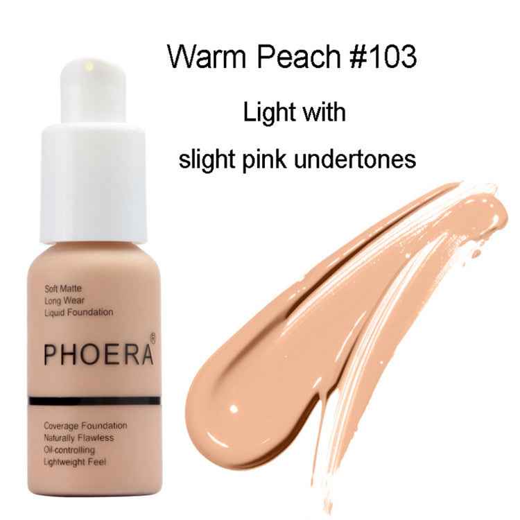 Oil Control Matte Concealer & Foundation Cream – Natural Finish Makeup.