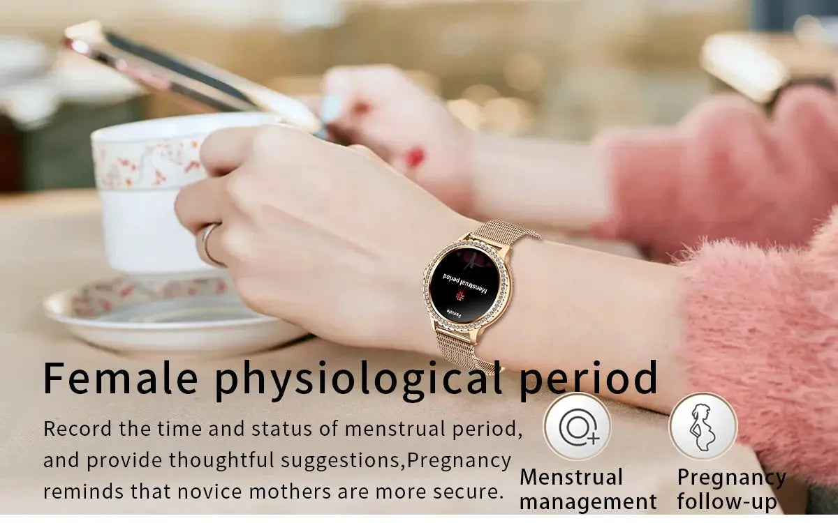 2025 Women’s Gold Luxury Smartwatch | 1.32" HD Screen, Voice Call & Heart Rate Monitor Dropshipman