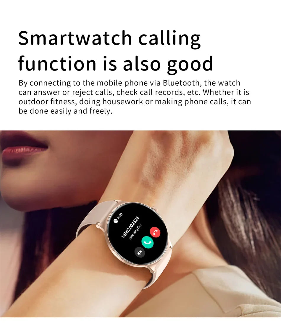 Glamora™ Women’s Ultra Thin Smartwatch – Elegant Fitness & Health Tracker Jooeniok Watch Store