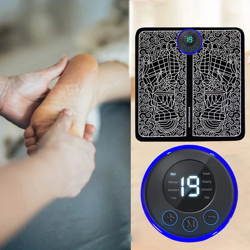 Electric Foot Massager Pad – Muscle Relaxation & Fitness Recovery Trainer for Home & Sport™ Stone's Store