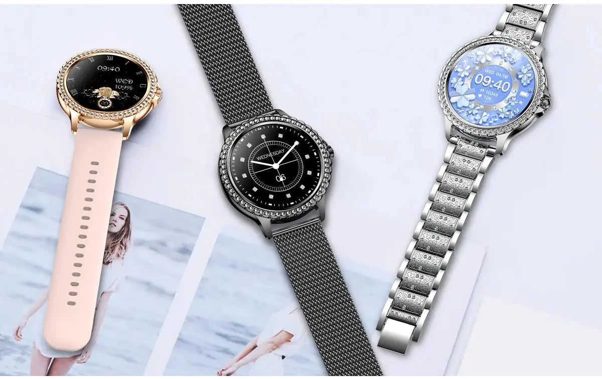 2025 Women’s Gold Luxury Smartwatch | 1.32" HD Screen, Voice Call & Heart Rate Monitor Dropshipman