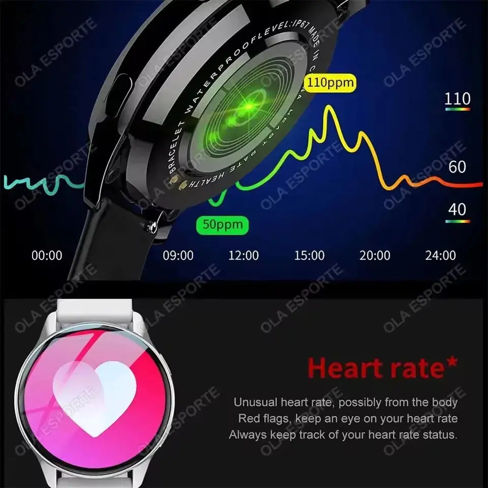 2025 Women’s Smartwatch | Bluetooth Call, Sport, Heart Rate & Sleep Tracker - Bright Starz Store