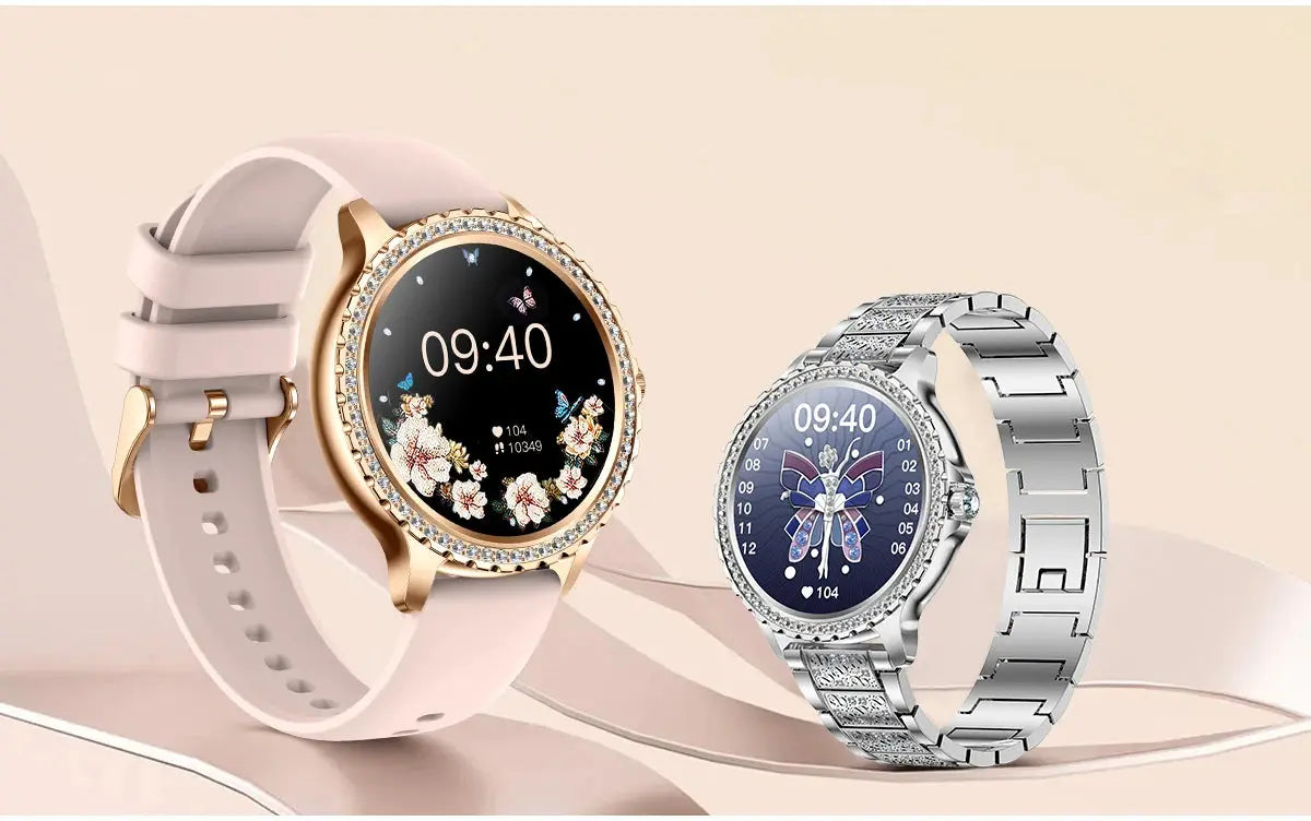 2025 Women’s Gold Luxury Smartwatch | 1.32" HD Screen, Voice Call & Heart Rate Monitor Dropshipman
