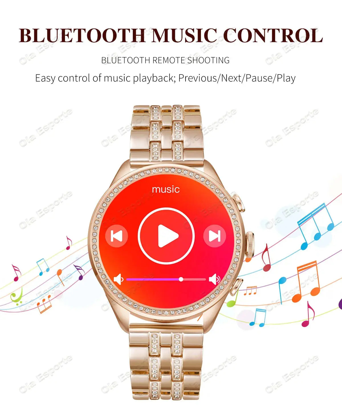 2025 Women’s Smartwatch | Bluetooth Call, PPG+ECG Health Tracker, Sport Mode Dropshipman