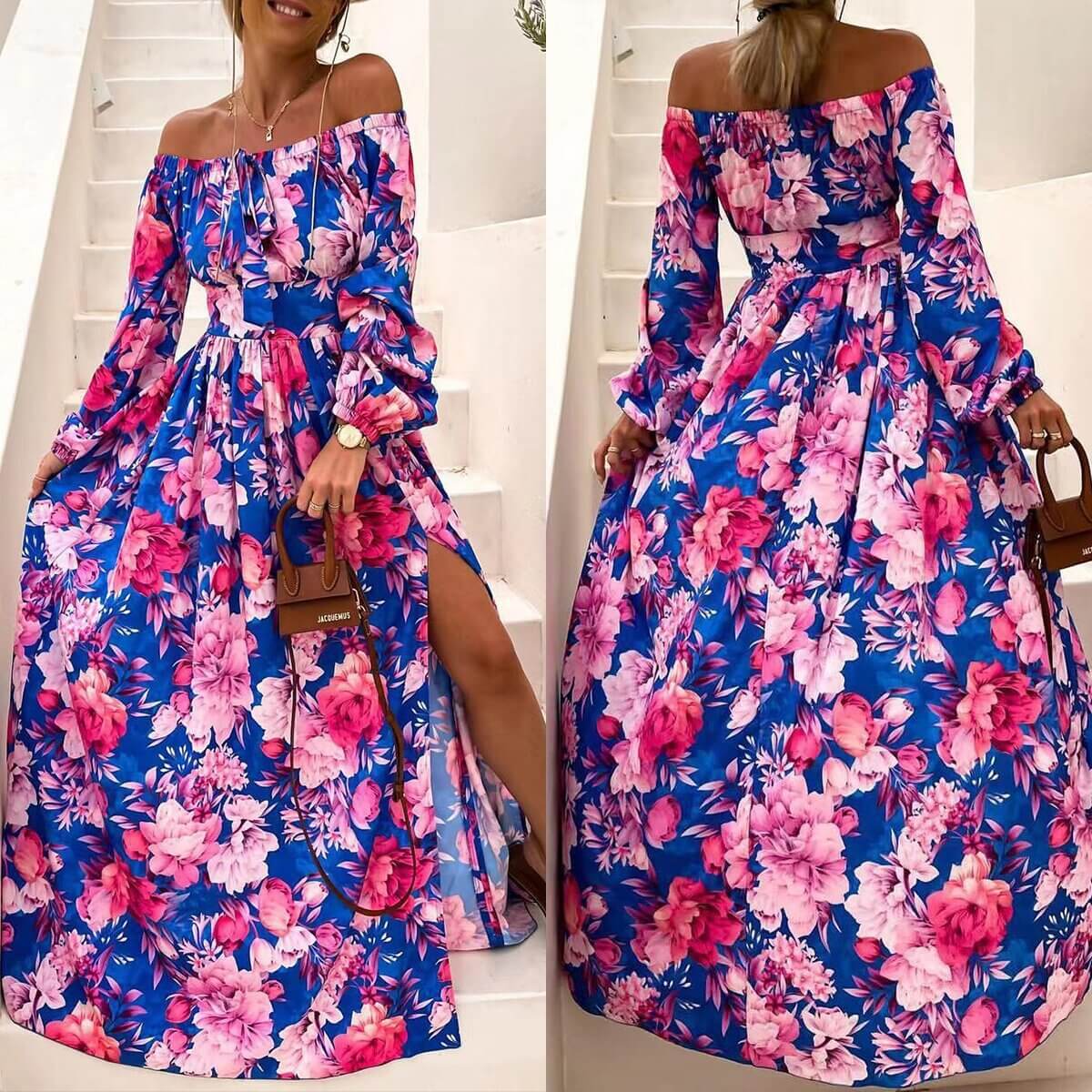 Amazon Boho Print Dress – Flowy, Vibrant & Effortlessly Feminine.