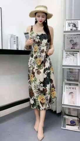 French Black Satin Slip Dress – Premium Satin Texture Elegant Evening Dress.