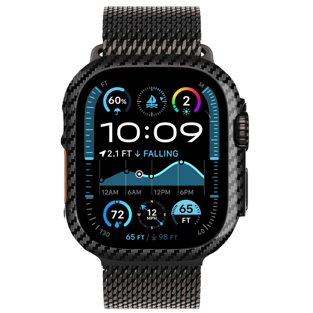 Apple Watch Real Carbon Fiber Case – Ultra-Slim Protective Cover DC-Simply Carbon Fiber
