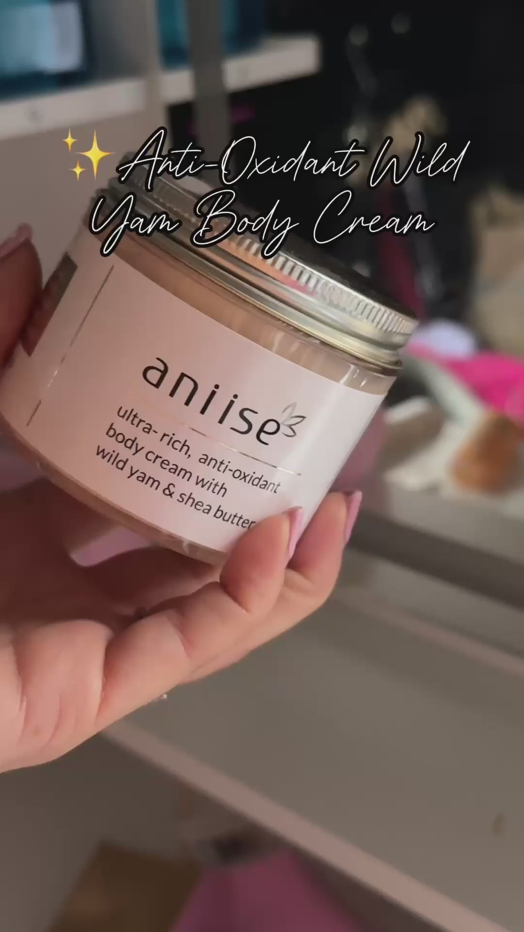 Anti-Oxidant Wild Yam Body Cream DC-aniise natural skin care