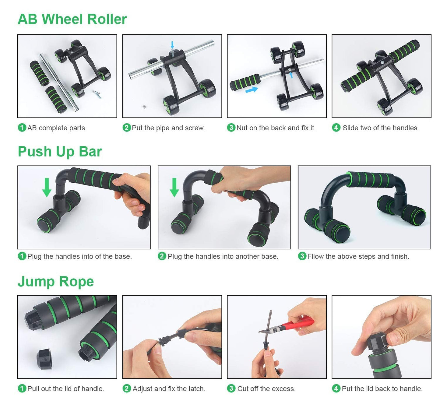 10-in-1 Fitness Kit – Complete Home Workout Equipment Set DC-THE CEO
