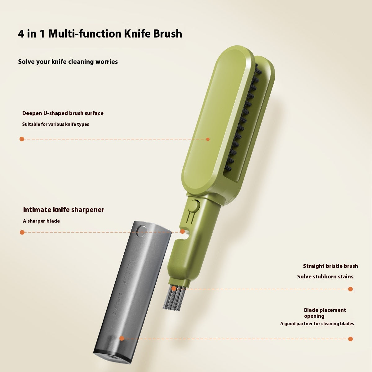 Multifunctional Hand Guard Cutter & Cleaning Brush | Kitchen Safety Gadget - Bright Starz Store