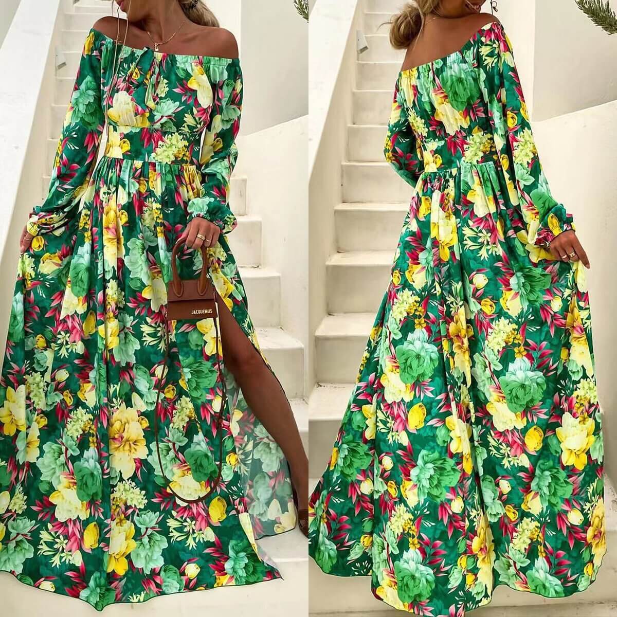 Amazon Boho Print Dress – Flowy, Vibrant & Effortlessly Feminine.