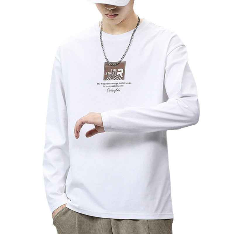 Trendy Printed Long Sleeve T-Shirt for Men & Women ? Casual Graphic Streetwear Tee.
