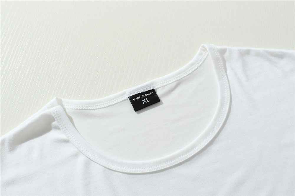 Rabbit Print Short-Sleeved Team Fabric – Cute Animal Pattern Material for Custom Shirts.