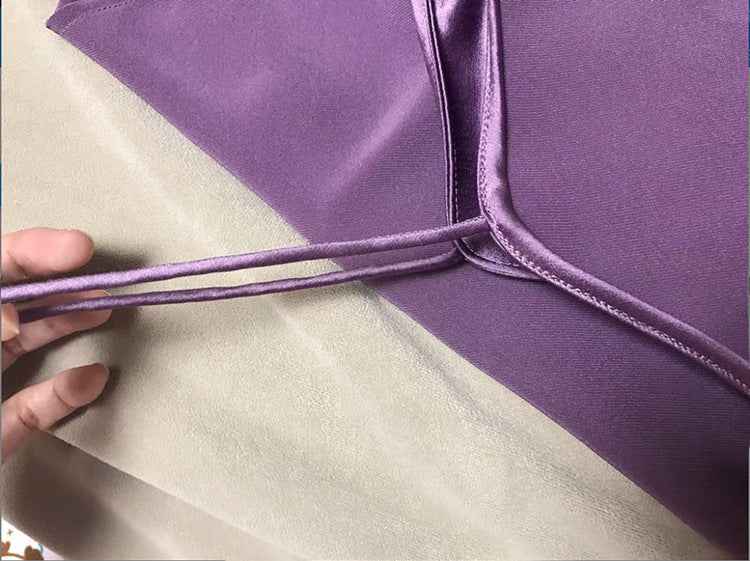 Acetate Satin Slip Dress – Loose & Slim Fit Versatile Satin Dress for All Occasions.
