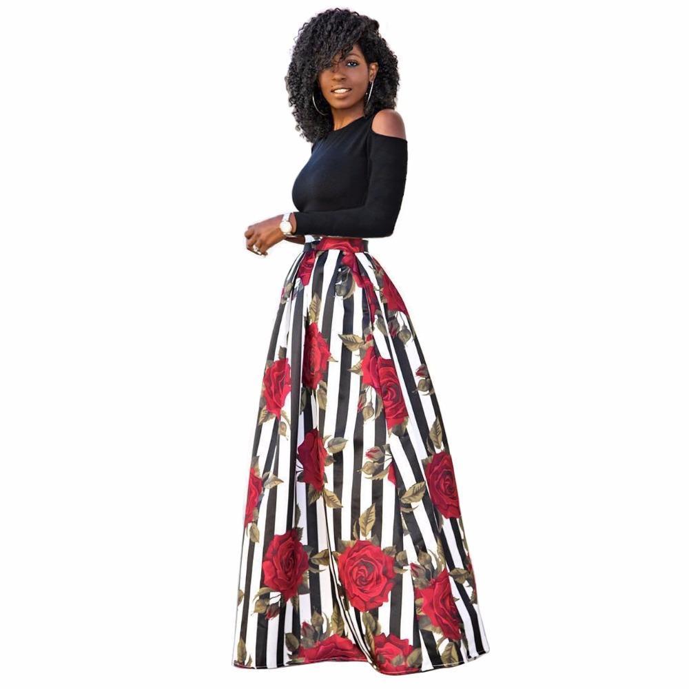 Floral Maxi Dress – Long Sleeve Autumn Boho Dress for Women.