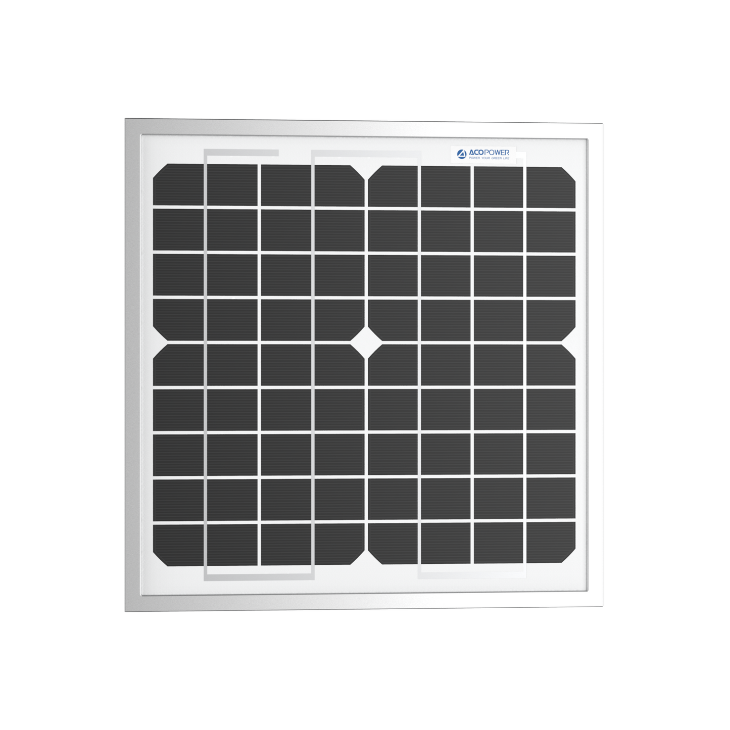 10W 12V Monocrystalline Solar Panel – High-Efficiency Power Supply DC-ACOPower
