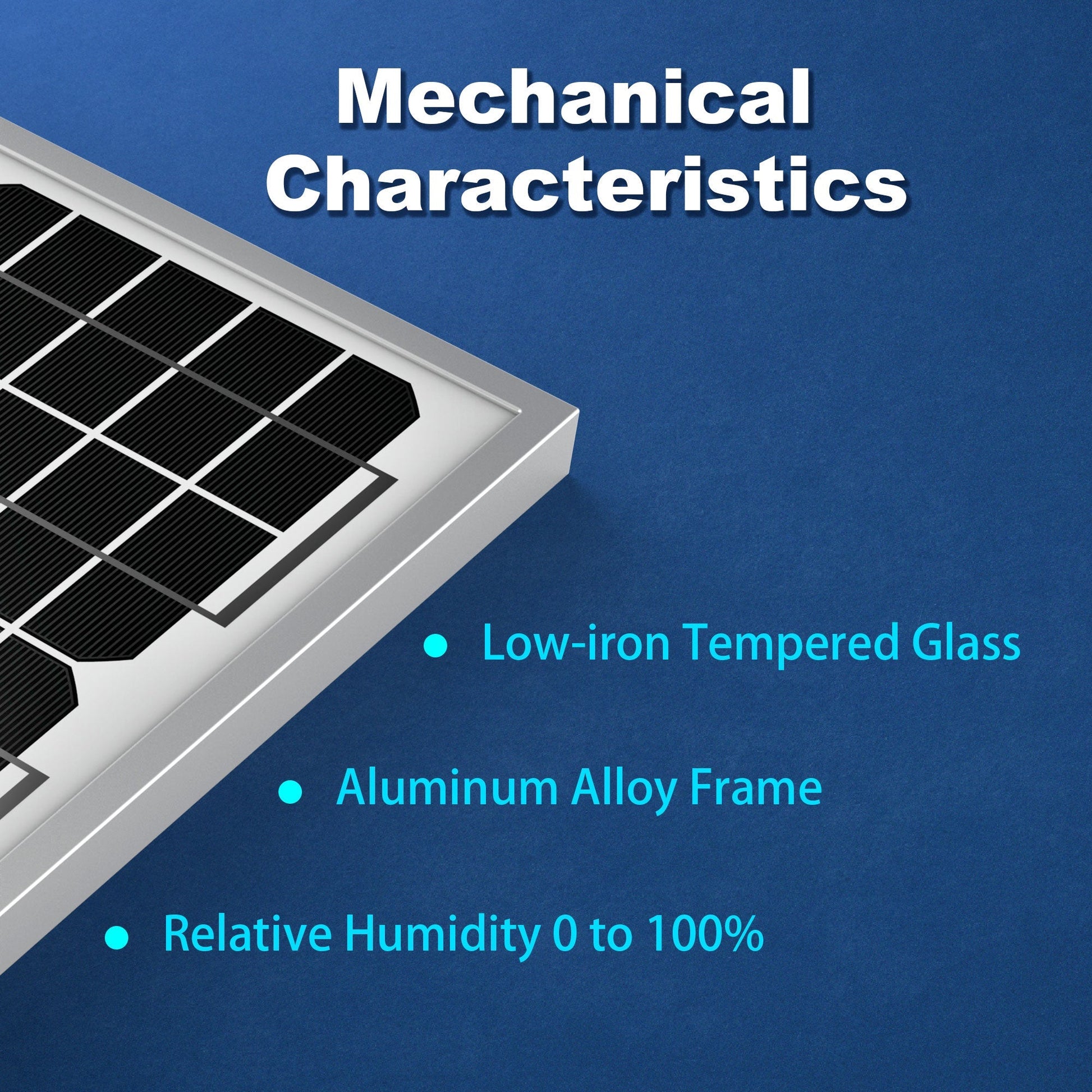 10W 12V Monocrystalline Solar Panel – High-Efficiency Power Supply DC-ACOPower