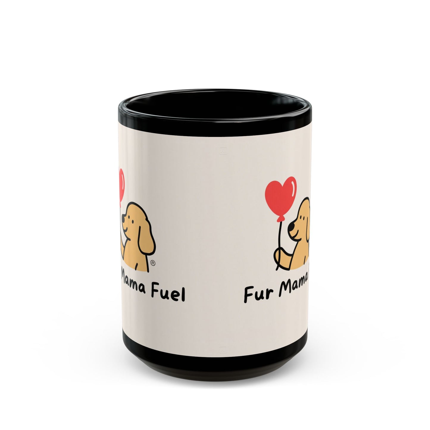 Mug - Fur Mama Fuel Adorable Pet Lover Coffee Cup, Gifts for Dog Moms, Cute Dog Design, 11oz & 15oz Variant.