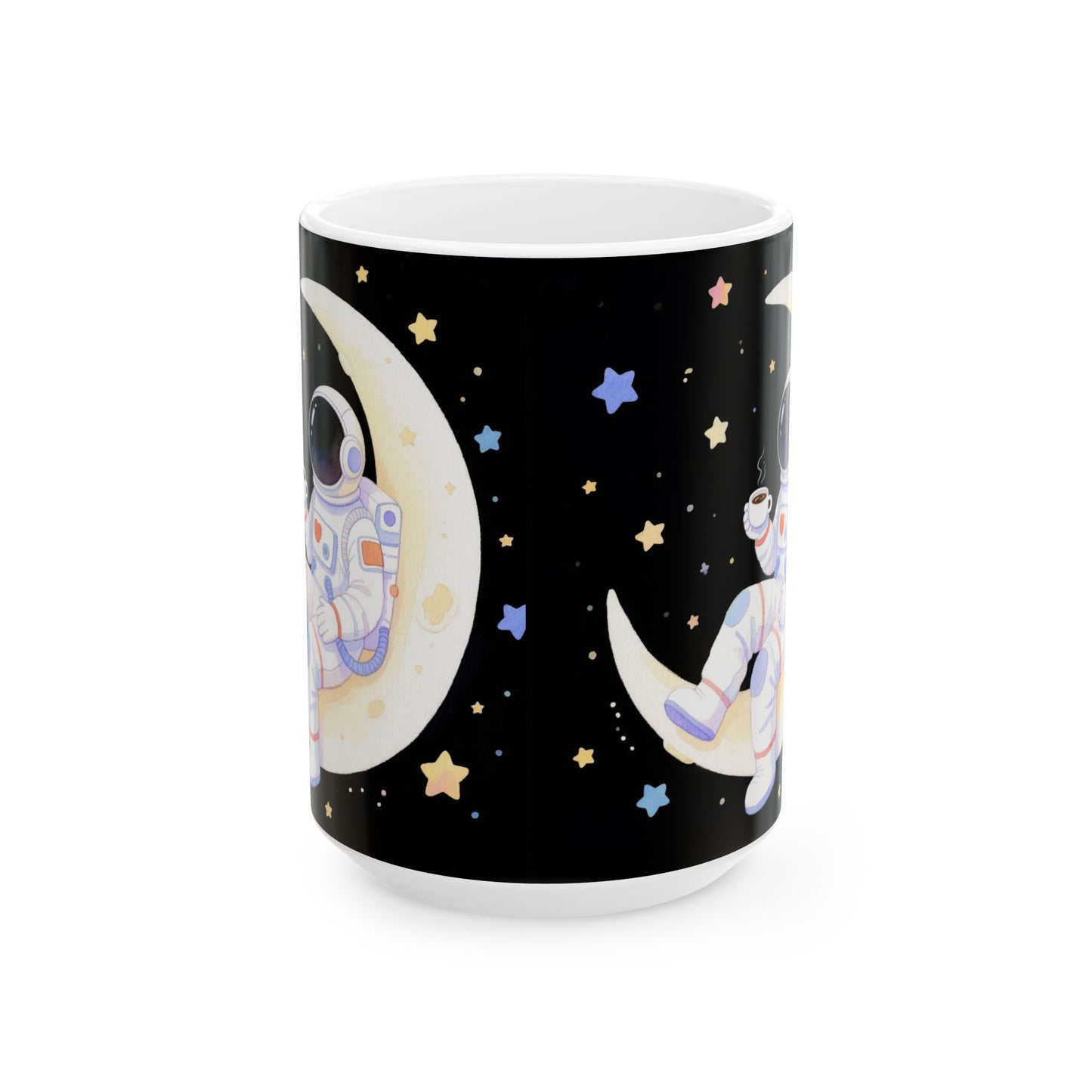 Cosmic Adventure Ceramic Mug Space Lover Gift, Space Decor Astro Mug, Night Sky Mug.