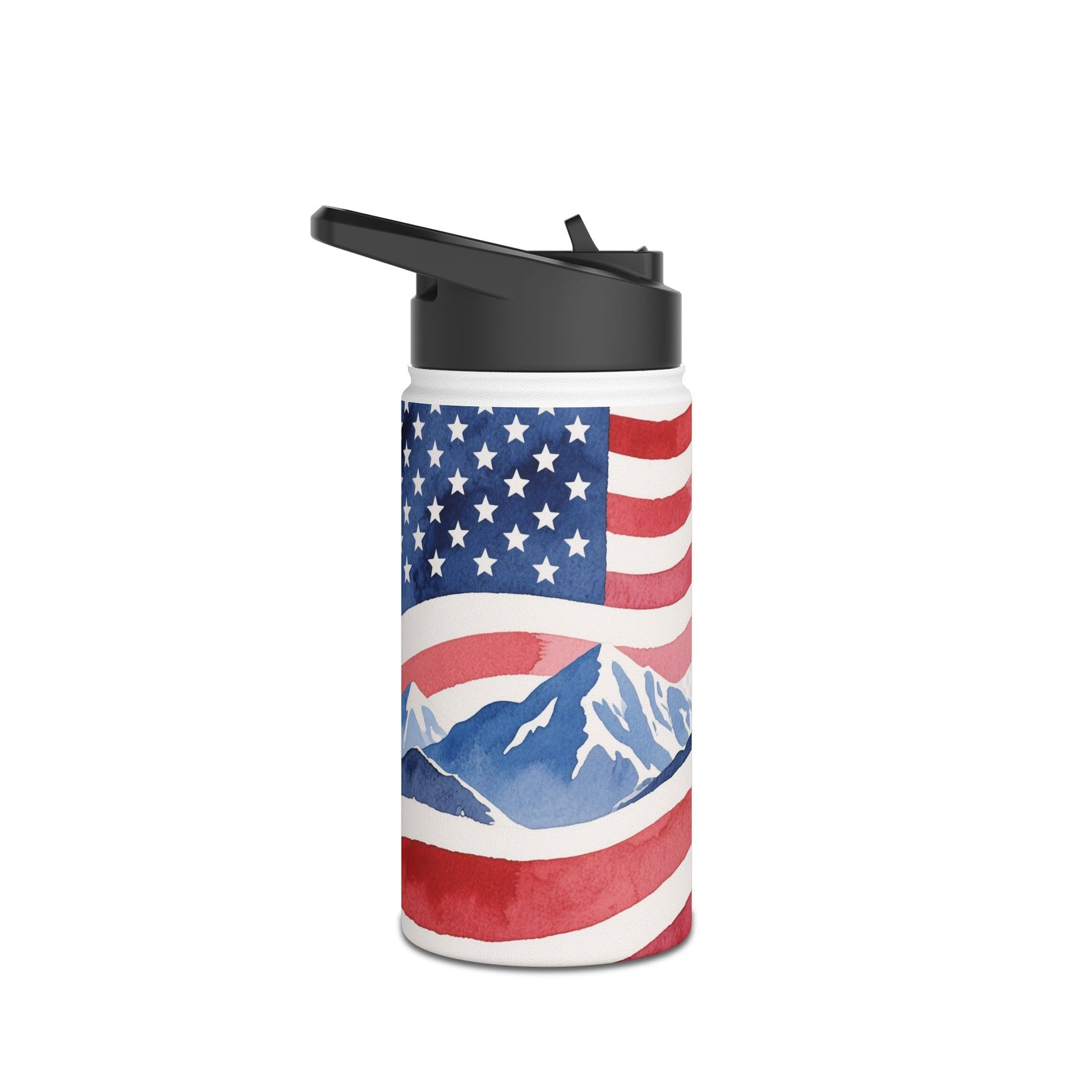 Stainless Steel Water Bottle, Standard Lid.