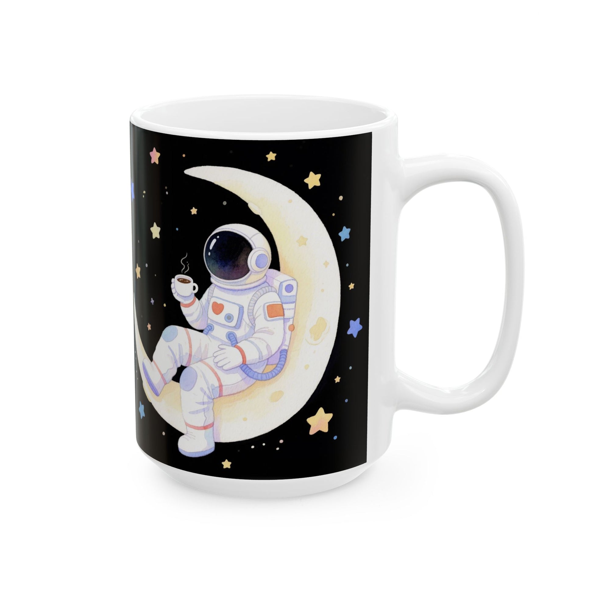Cosmic Adventure Ceramic Mug Space Lover Gift, Space Decor Astro Mug, Night Sky Mug.