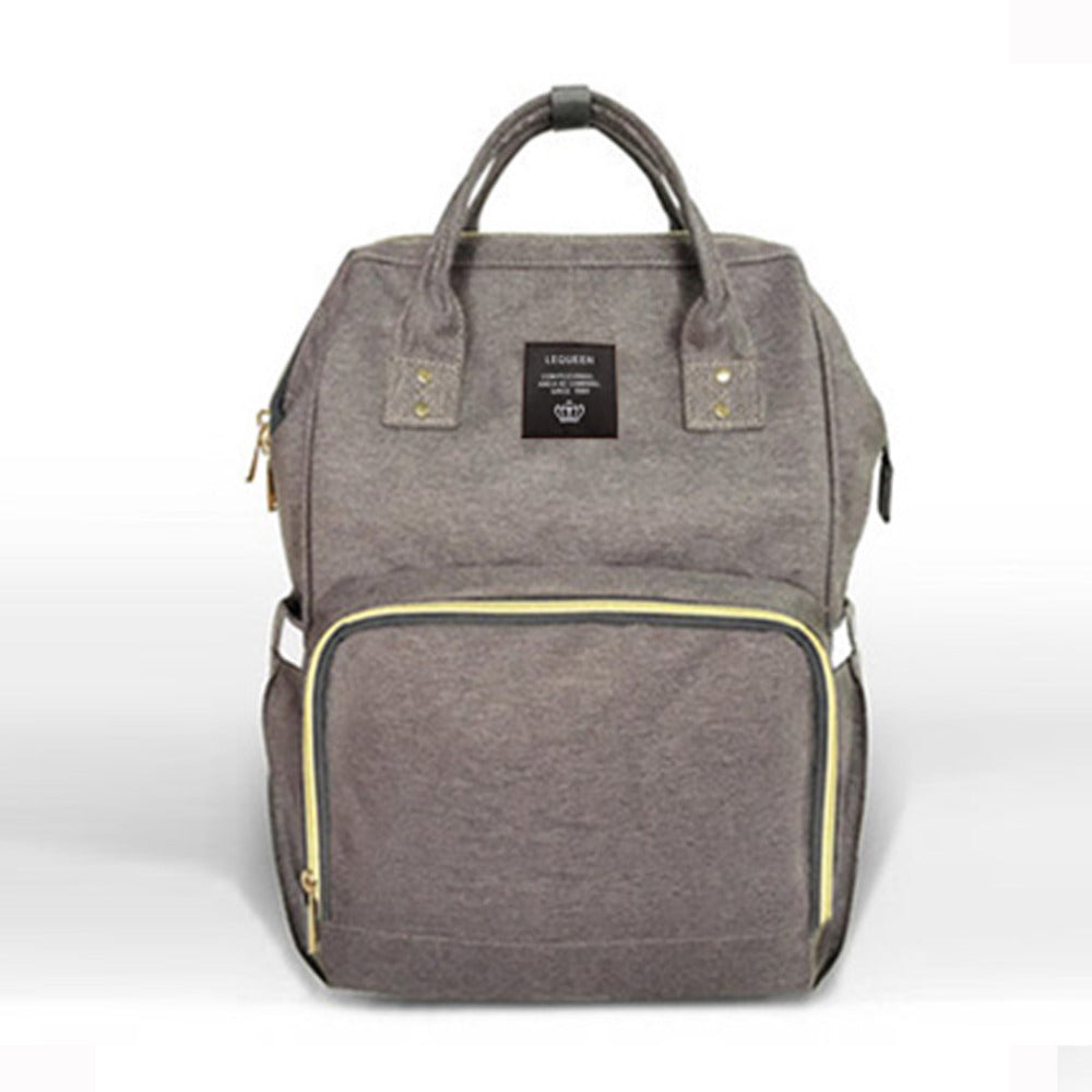 Fashion Mummy Maternity Nappy Bag – Stylish Large-Capacity Diaper Backpack for Moms.