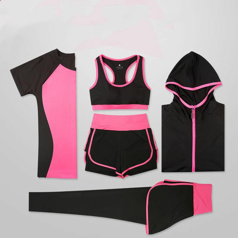 Women’s Yoga Clothing Sports Suit – Slim-Fit Leggings & Matching Workout Top.