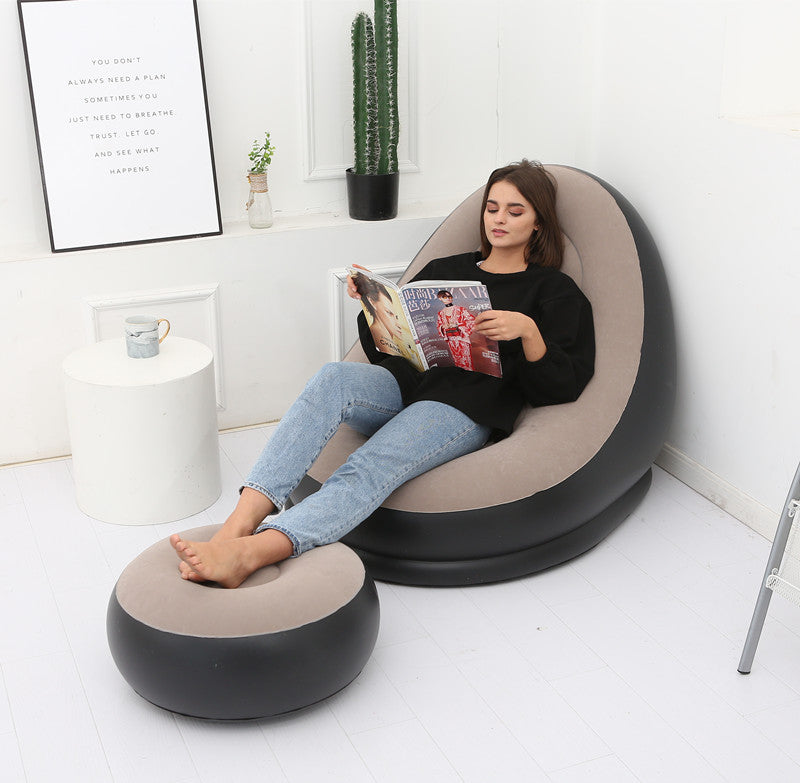 Inflatable Lazy Bean Bag Sofa | Folding Portable Lounge Chair for Home & Outdoor cjdropshipping