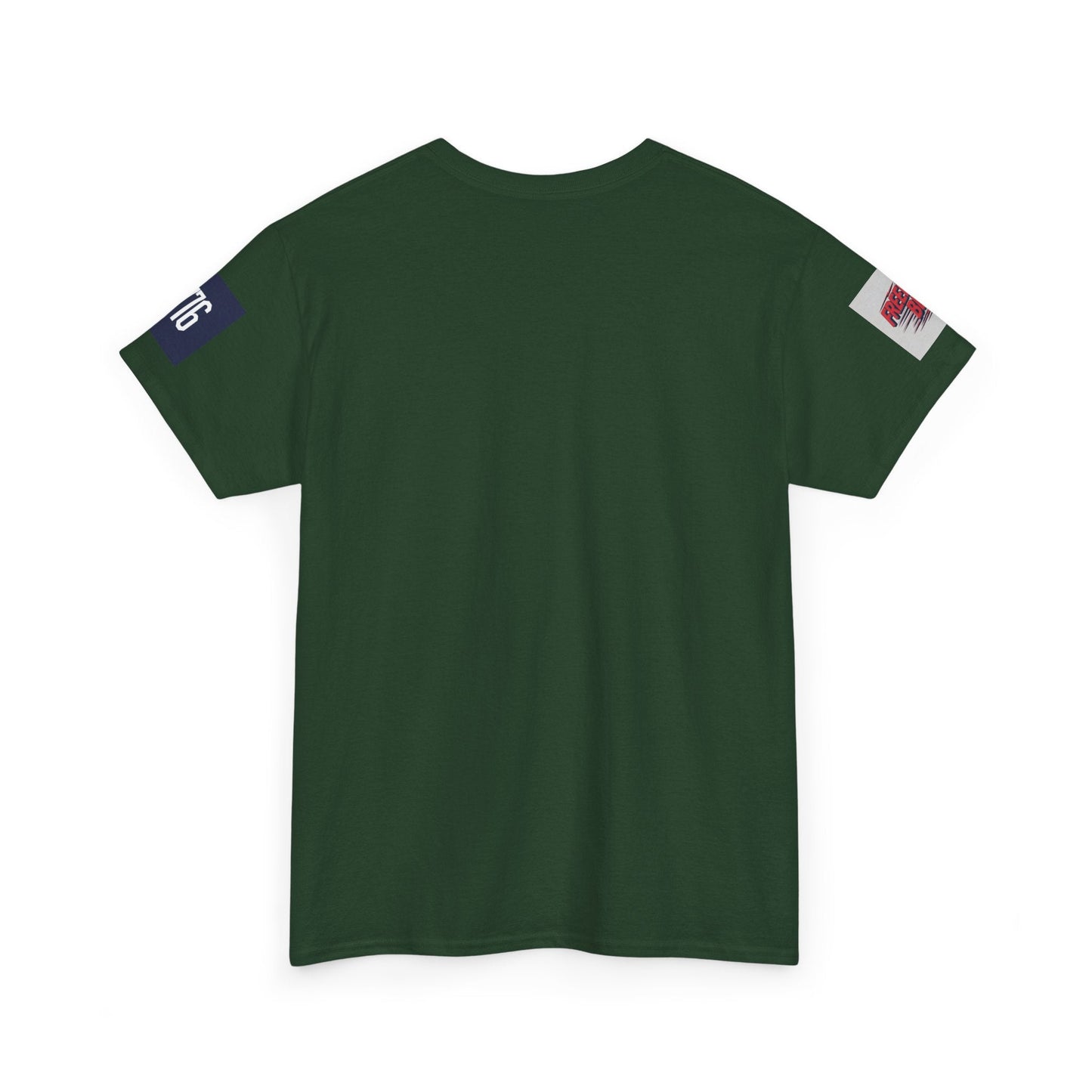 Patriotic Unisex Tee - Born Free Live Loud American Pride Shirt Printify