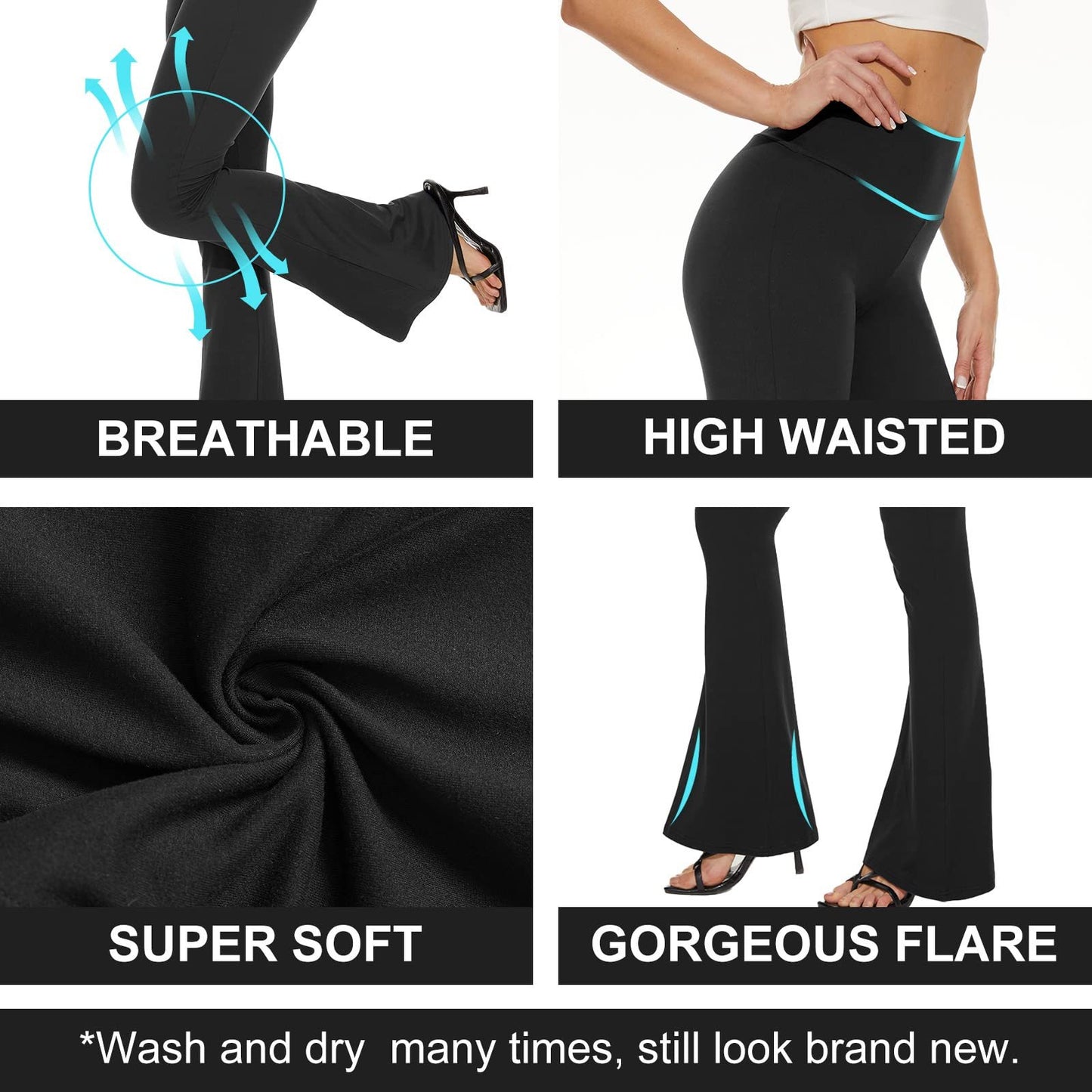 Flared Cropped High-Rise Pants Set – Chic Printed 2-Piece Outfit for Effortless Style.