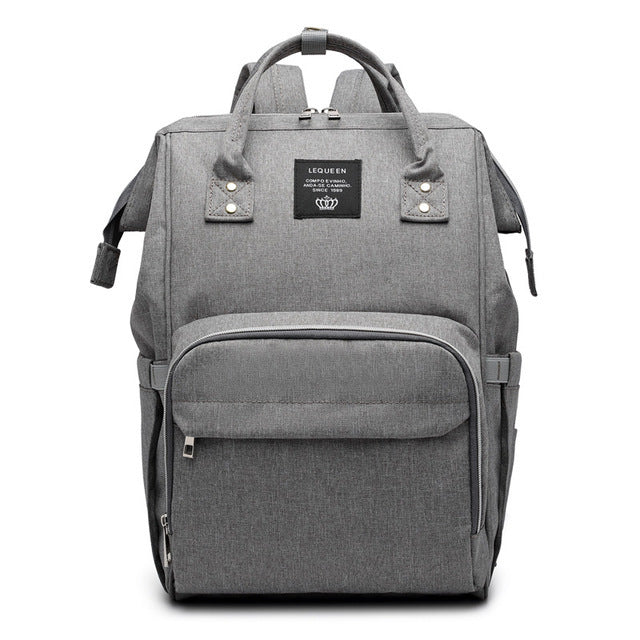 Fashion Mummy Maternity Nappy Bag – Stylish Large-Capacity Diaper Backpack for Moms.