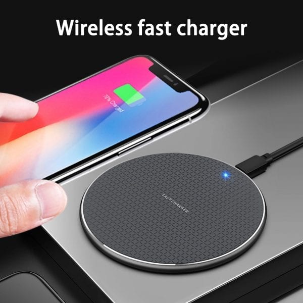 15W Fast Wireless Charger Pad – Slim Qi-Enabled Charging Dock DC-THE CEO