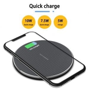 15W Fast Wireless Charger Pad – Slim Qi-Enabled Charging Dock DC-THE CEO